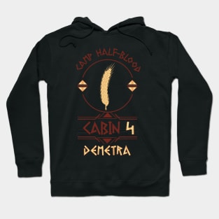 Cabin #4 in Camp Half Blood, Child of Demetra – Percy Jackson inspired design Hoodie